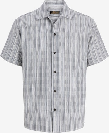 JACK & JONES Button Up Shirt in Blue: front