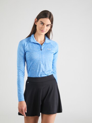 UNDER ARMOUR Funktionsbluse i blå: forside