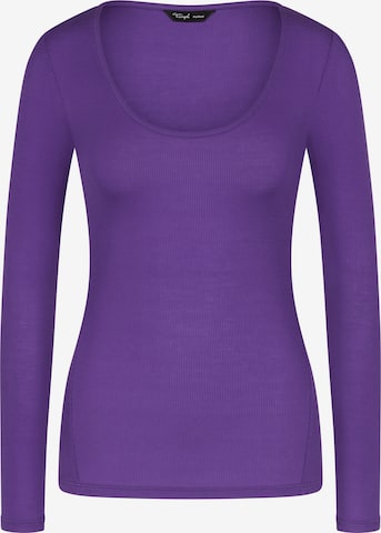 TRIUMPH Shirt ' Beauty Layers Top Scoop Neck ' in Purple: front