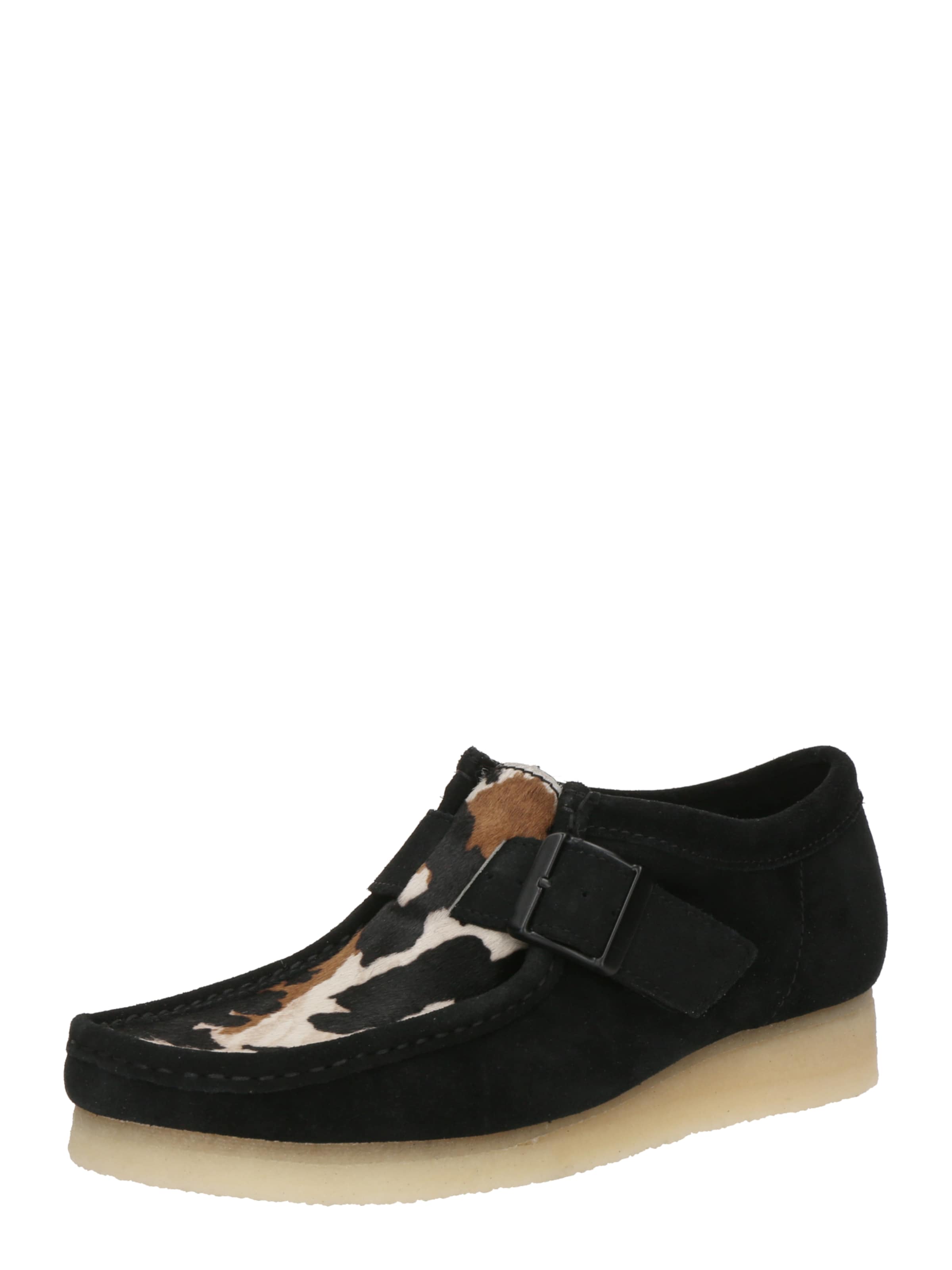 Clarks Originals Παντοφλέ 'Wallabee' σε μαύρο: μπροστά