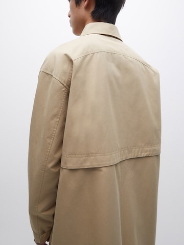 Pull&Bear Between-Seasons Coat in Beige