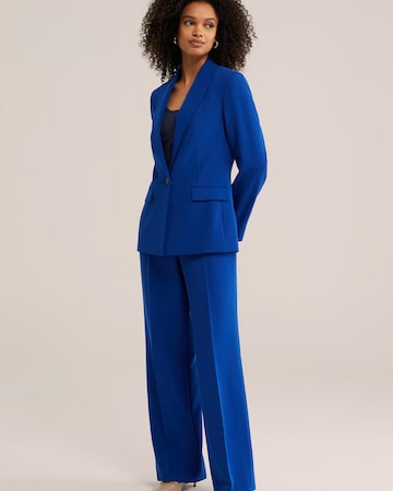 WE Fashion Wide Leg Hose in Blau