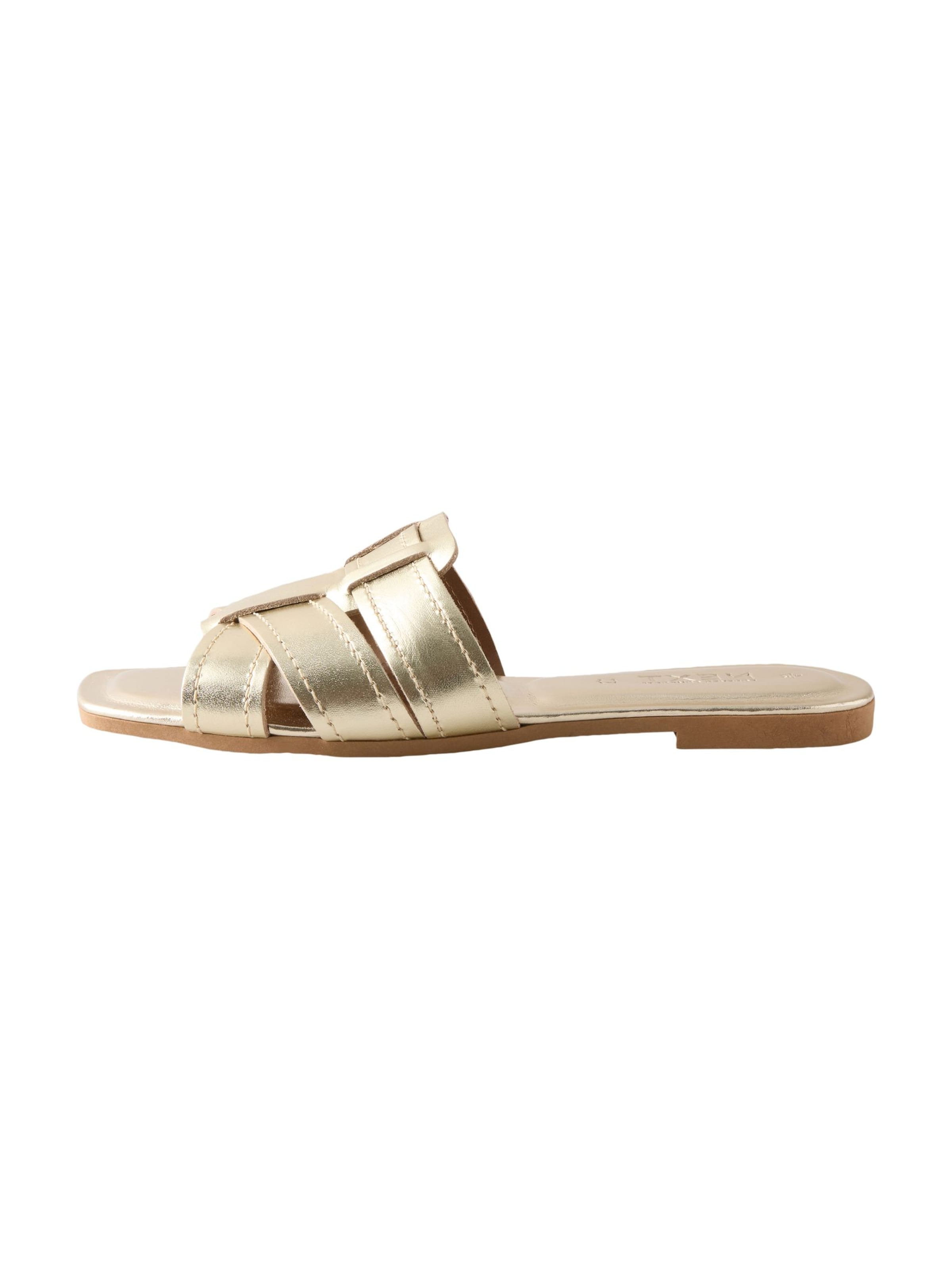 Zoccoletto 'Forever Comfort' di Next in oro: frontale