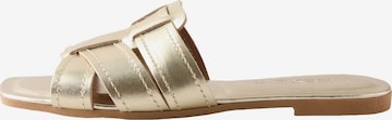 Zoccoletto 'Forever Comfort' di Next in oro: frontale