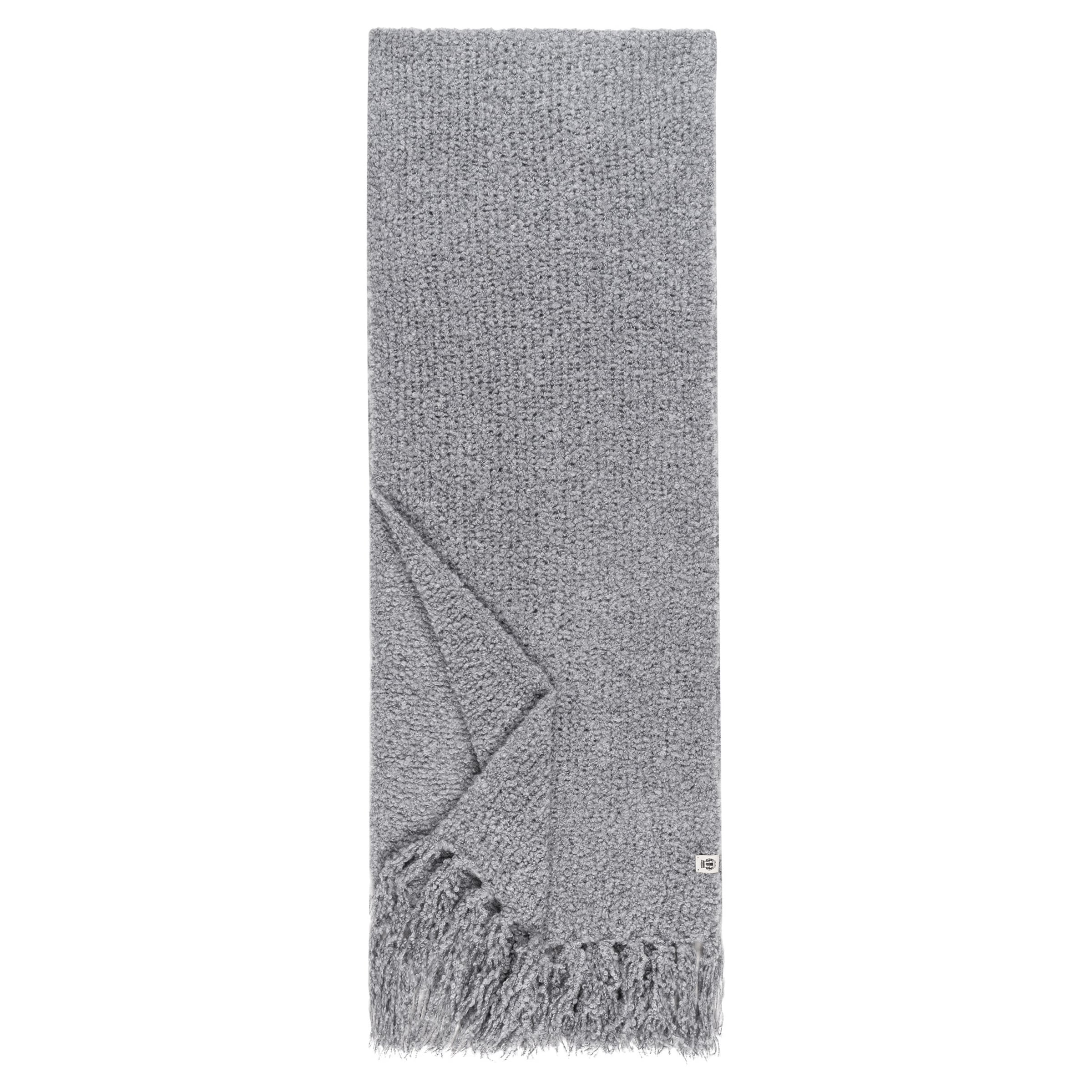 Roeckl Scarf 'CLASSIC BOUCLÉ' in Grey: front