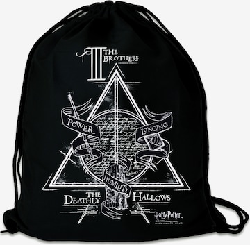 LOGOSHIRT Rucksack 'Harry Potter' in Schwarz: Vorderseite