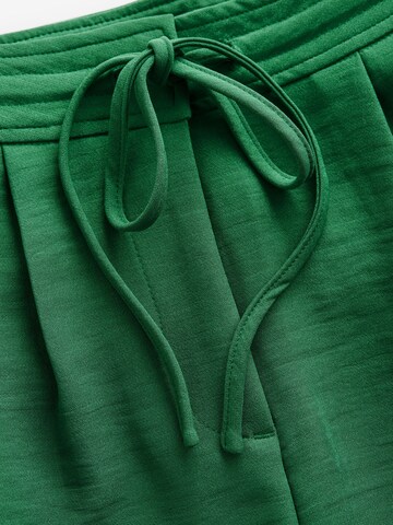 Next Loose fit Pleat-front trousers in Green