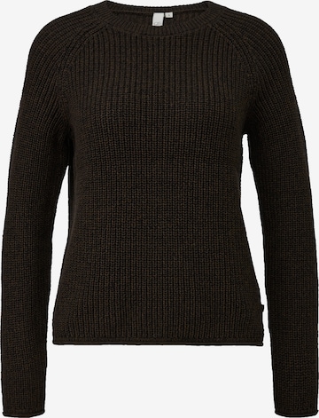 Pull-over QS en marron : devant