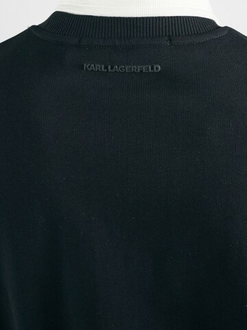 Bluză de molton de la Karl Lagerfeld pe negru