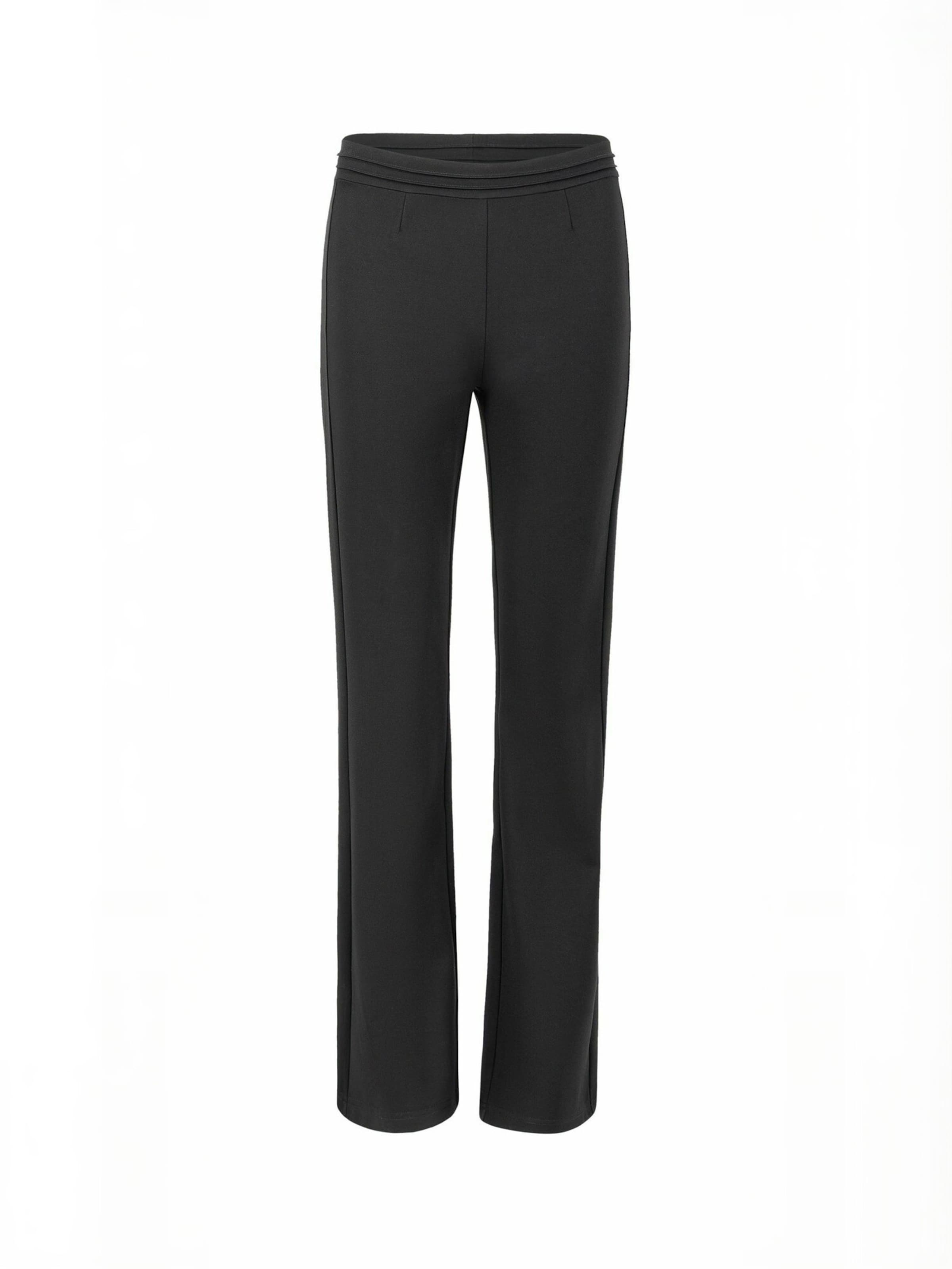 Coster Copenhagen - regular Pantalón ' Scuba ' en negro: frente