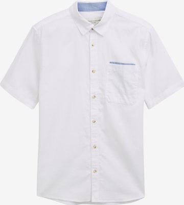TOM TAILOR Regular fit Overhemd in Wit: voorkant