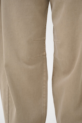 Barrel Jean Cream en marron
