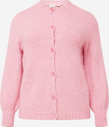 Cardigan 'CALISTA' ONLY Carmakoma en rose : devant