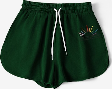 GORHEY Loosefit Hose in Grün: Vorderseite