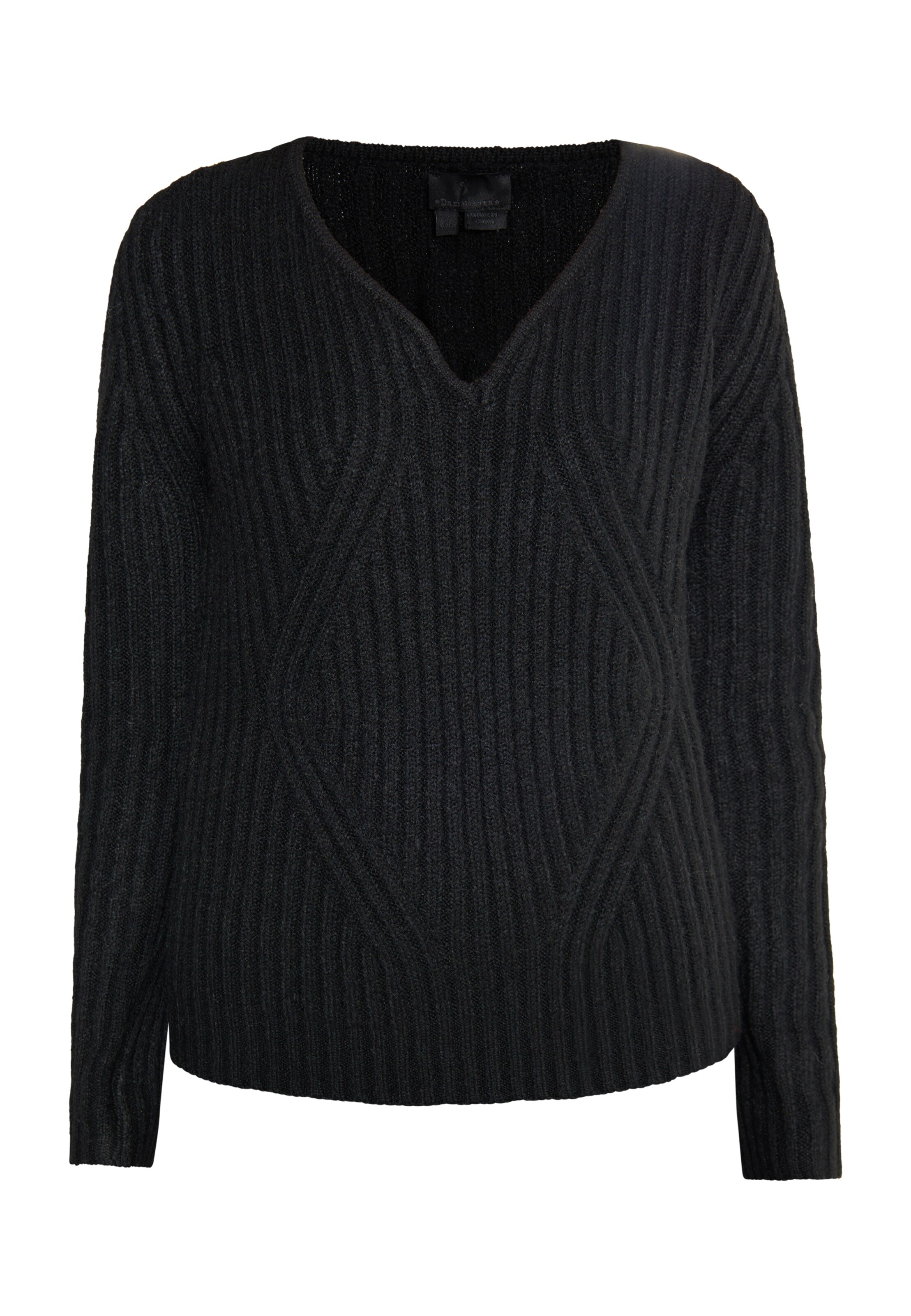 DreiMaster Klassik Свитер 'Ledkin' в Черный: спереди