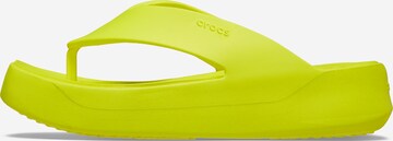 Crocs T-bar sandals in Yellow: front