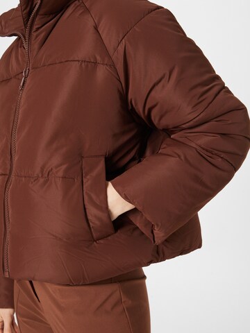 Monki Between-season jacket in Brown