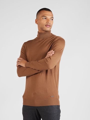 bugatti Sweater in Brown: front