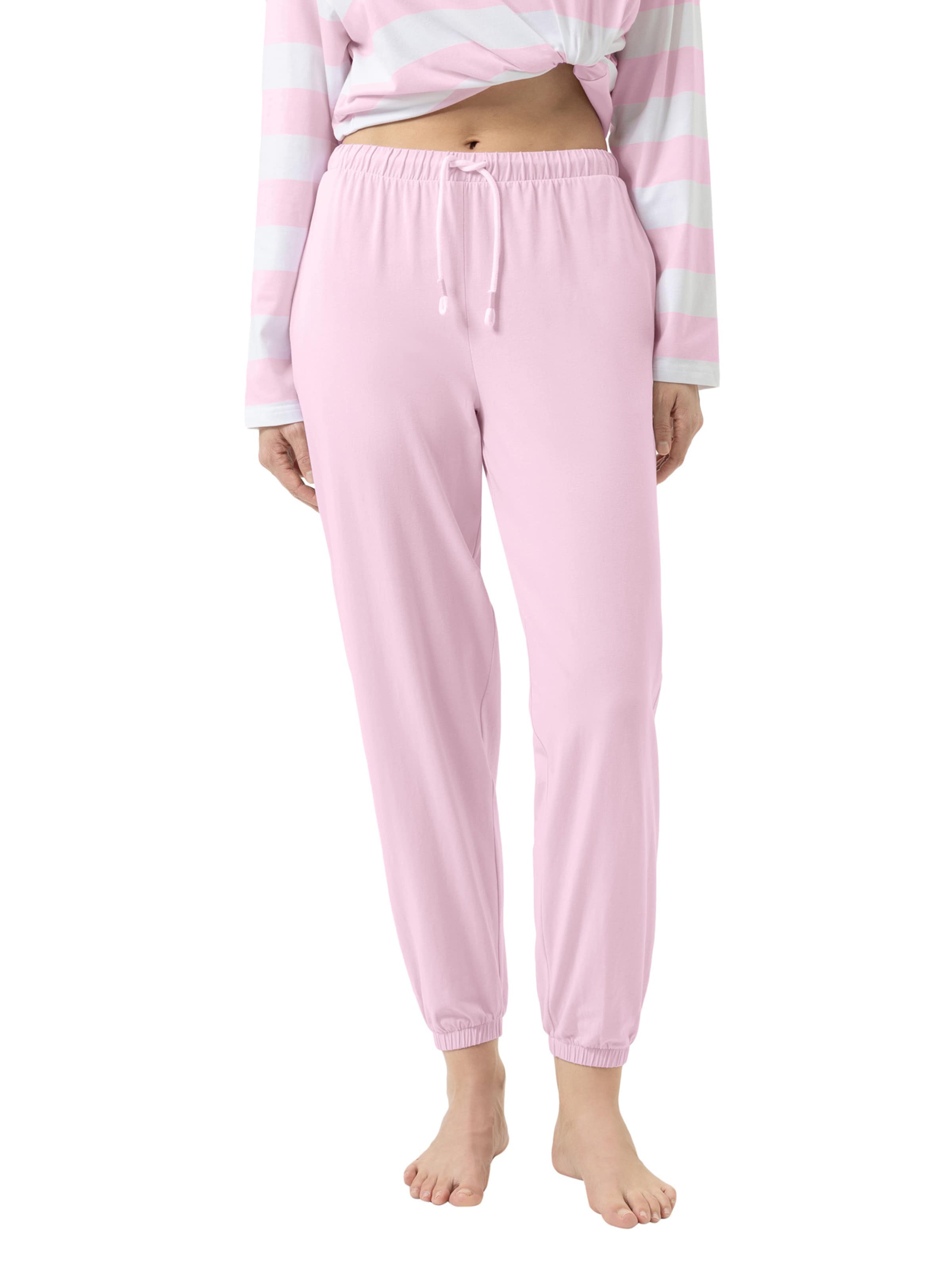 Pantalon de pyjama Mey en rose : devant