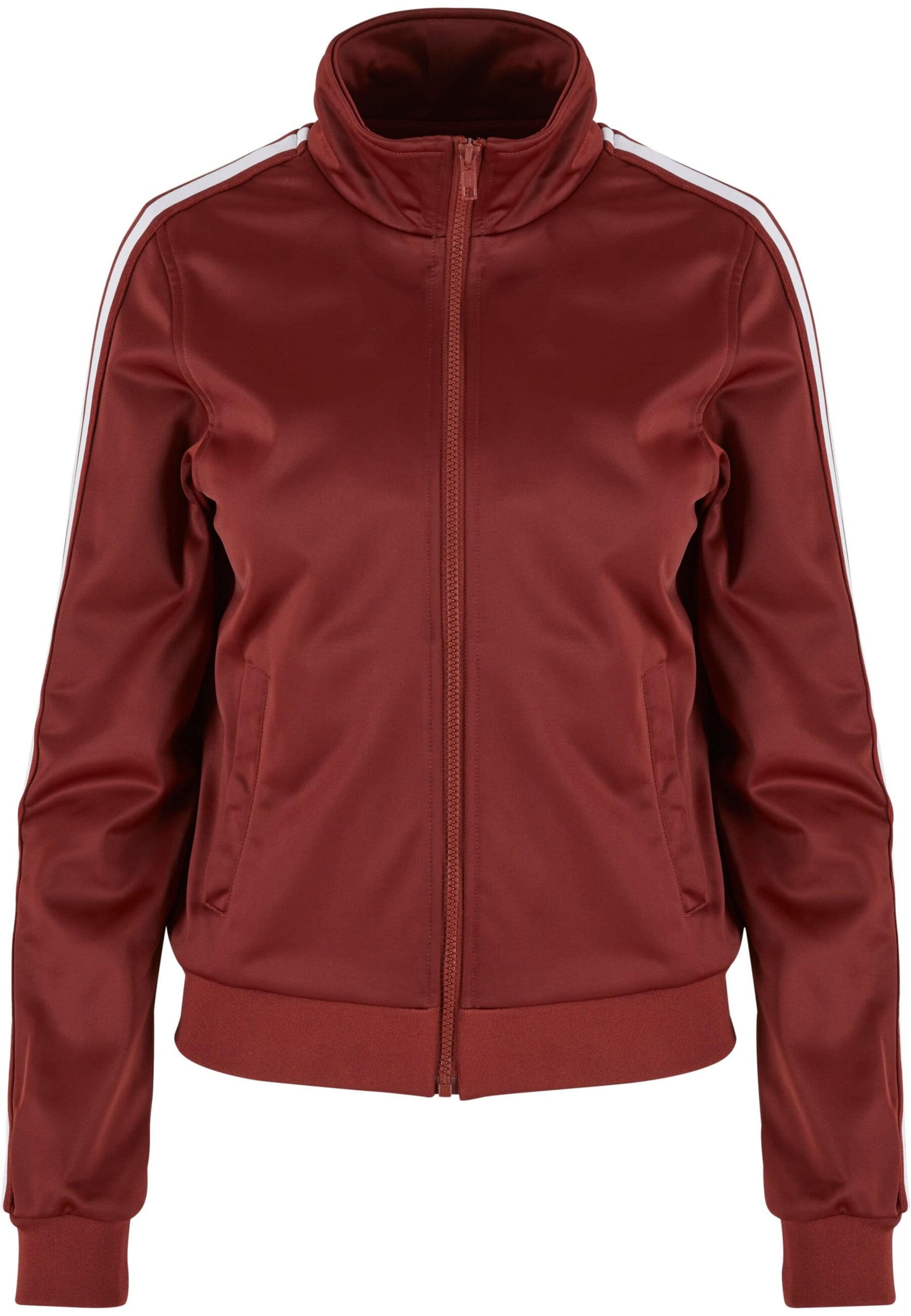 Veste mi-saison Urban Classics en rouge : devant