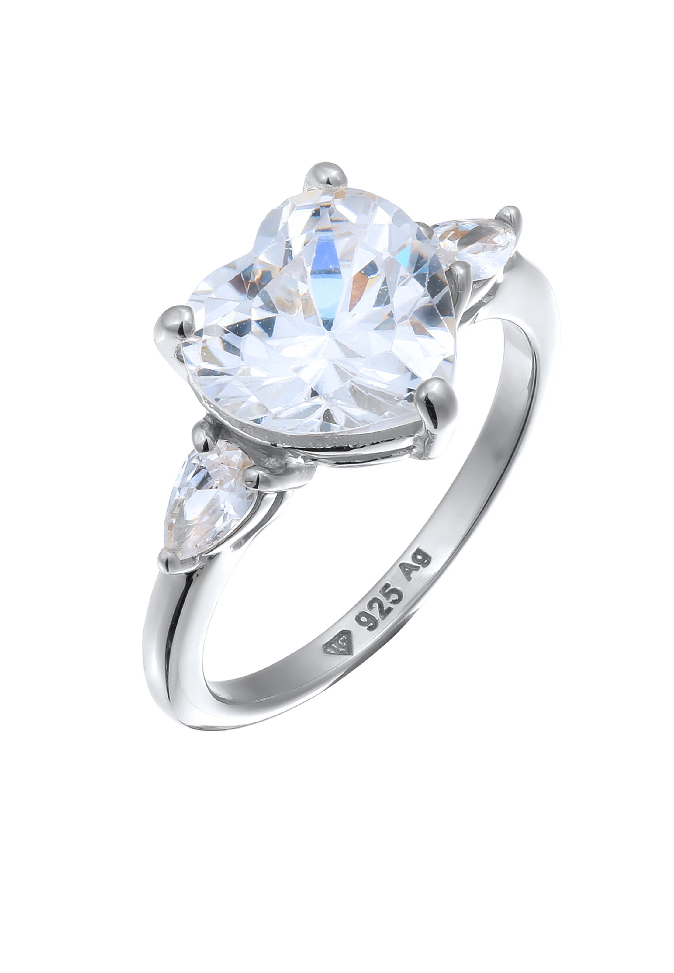 Bague 'Herz' ELLI en argent : devant