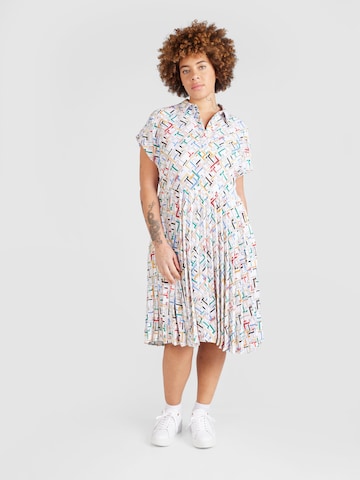 Tommy Hilfiger Curve Shirt Dress in White: front