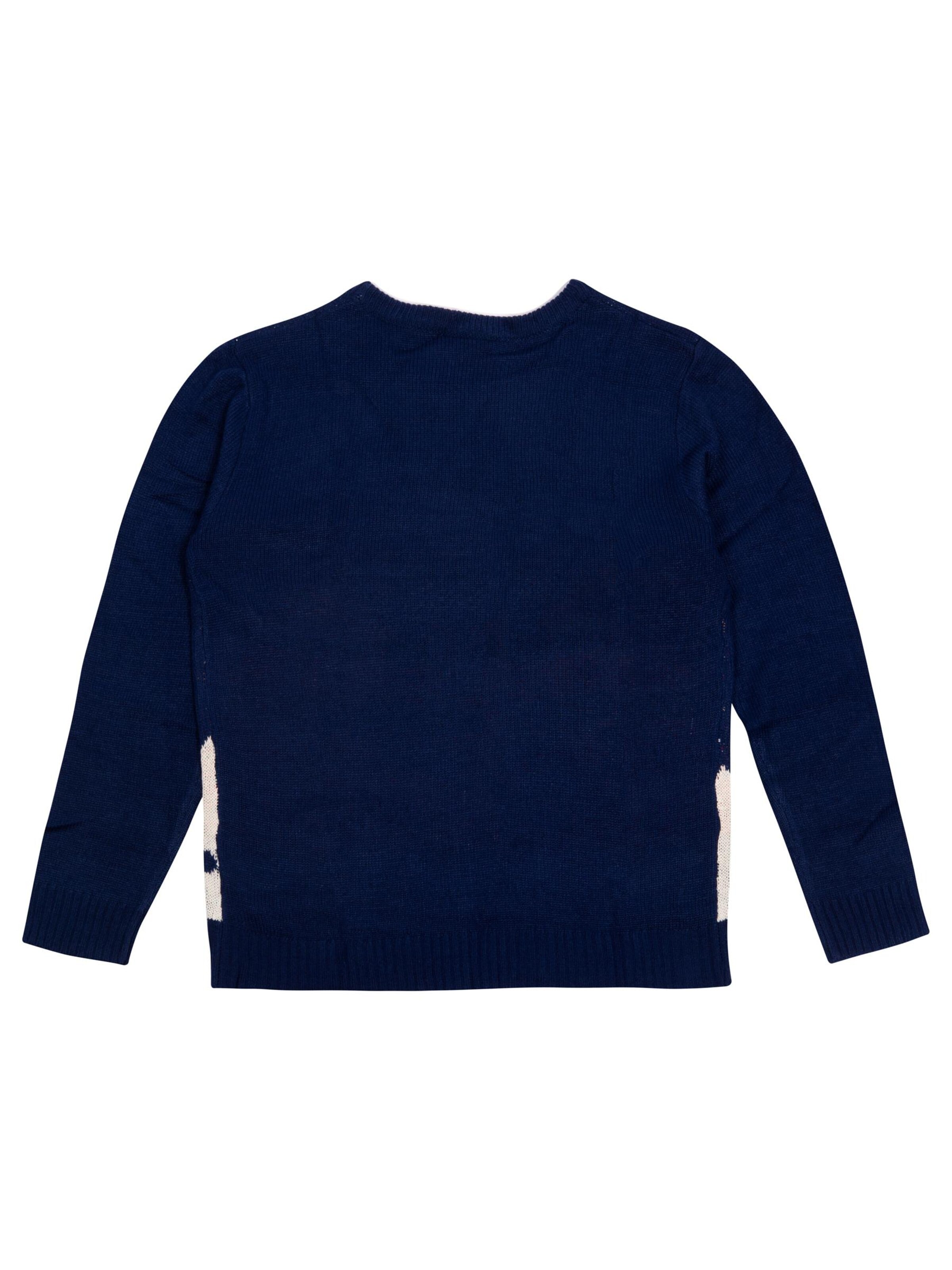 United Labels Sweater 'Weihnachtspullover Rentier' in Blue
