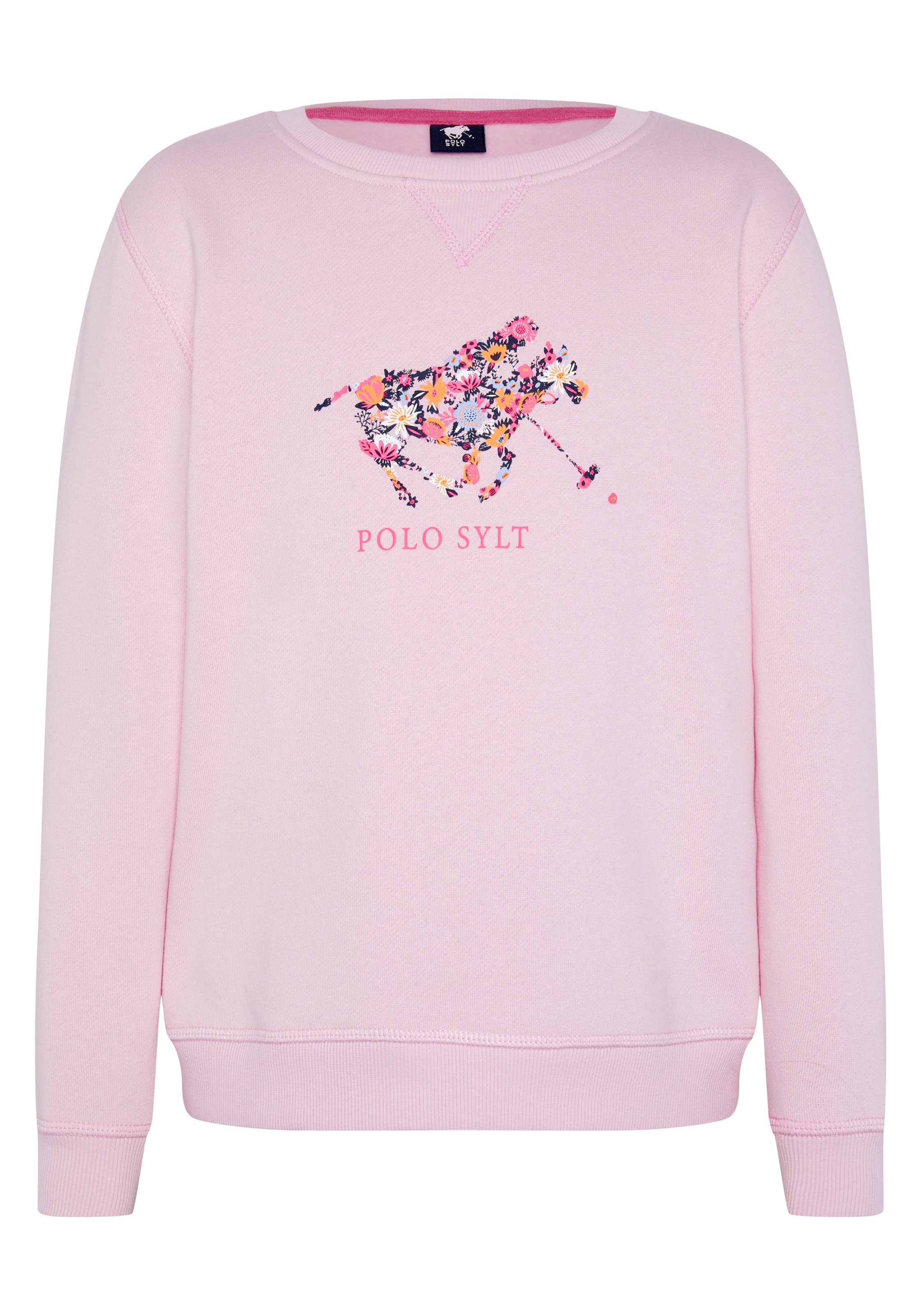 Polo Sylt Sweatshirt in Pink: Vorderseite