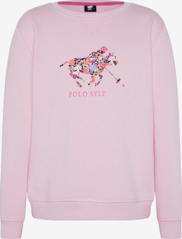 Polo Sylt Sweatshirt in Pink: Vorderseite