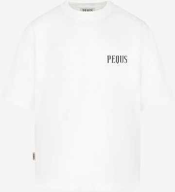 Pequs Koszulka w kolorze biały: przód