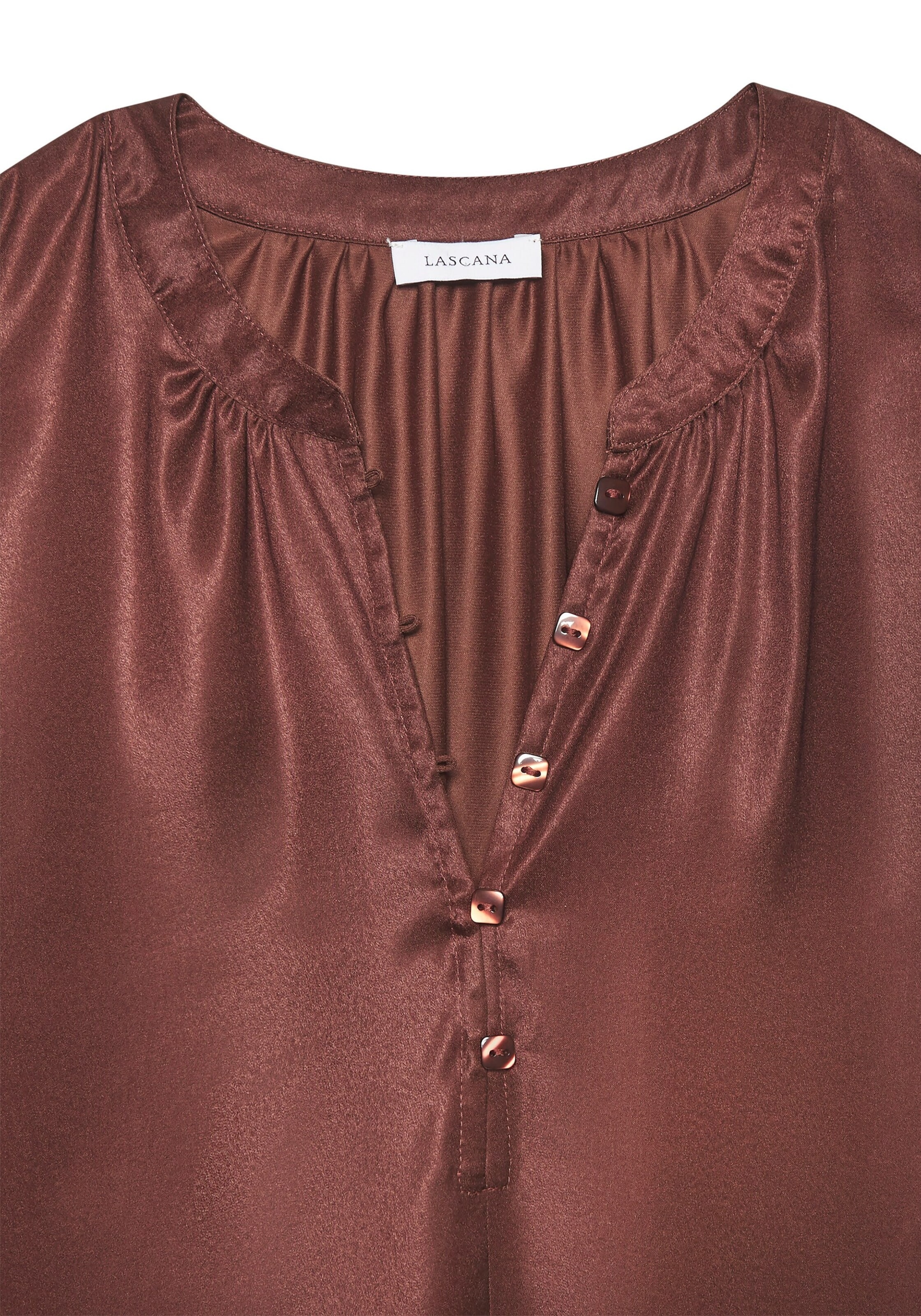 LASCANA Bluza | rjava barva