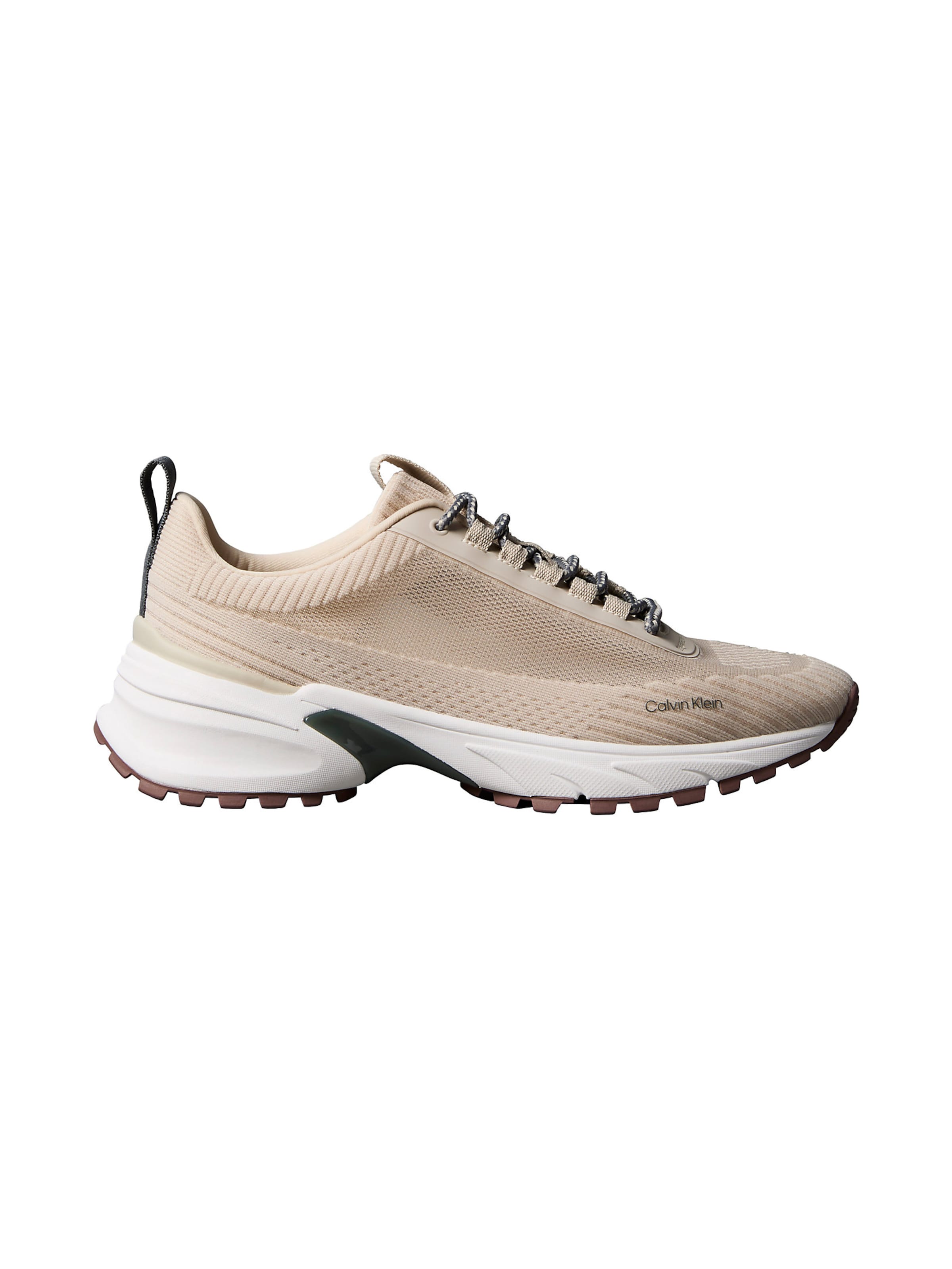 Calvin Klein Sneakers laag in Beige: voorkant