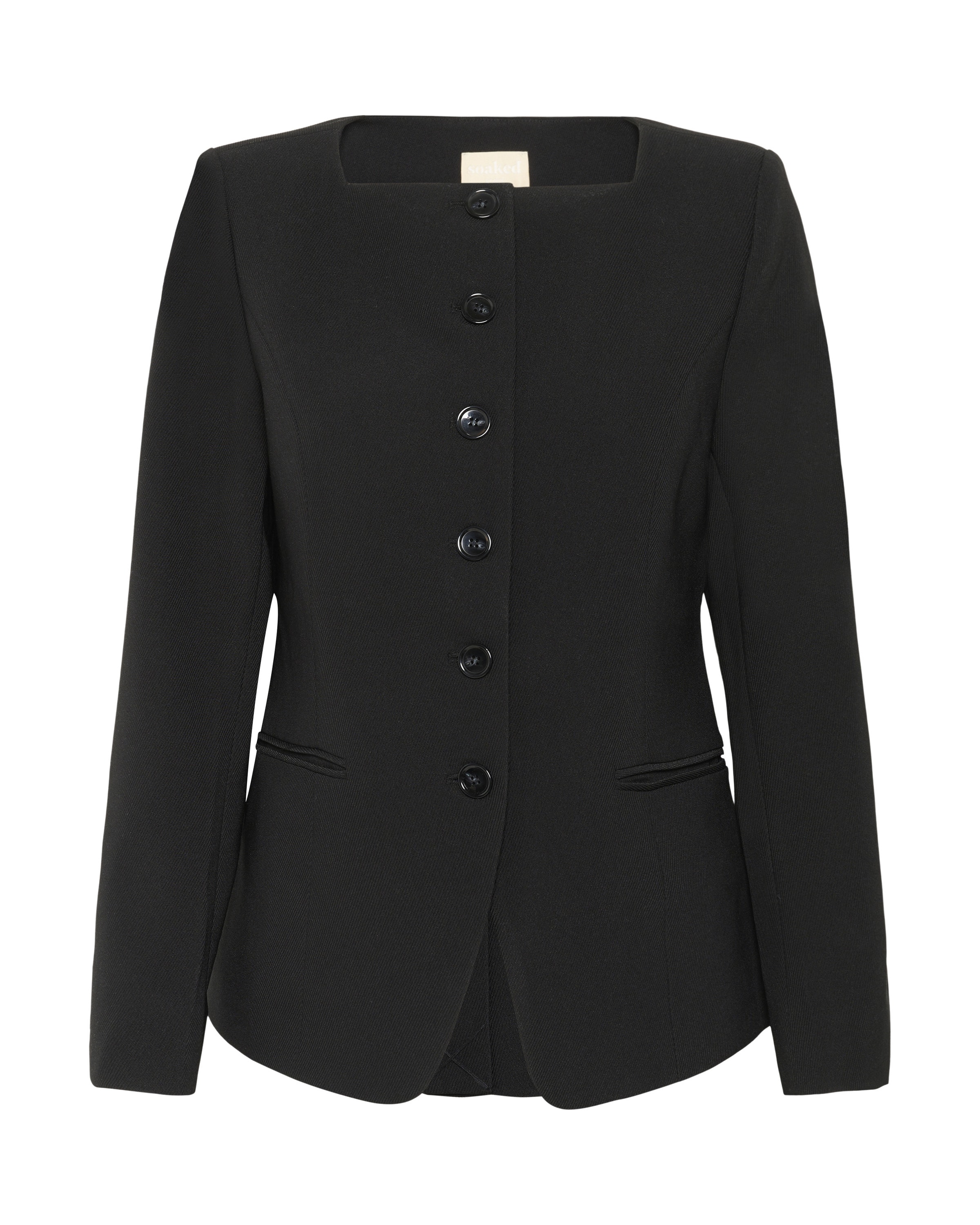 SOAKED IN LUXURY Blazer 'SLSarina' i sort: forside