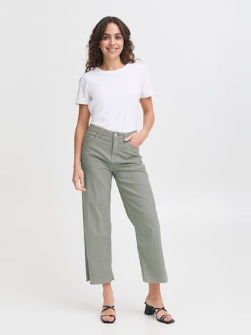 Wide leg Jeans di Fransa in verde