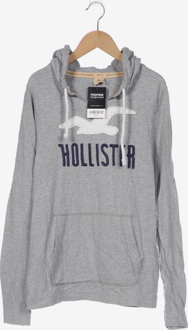 HOLLISTER Sweatshirt & Zip-Up Hoodie in M in Grey: front