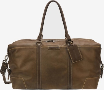Arthur & AstonRučna torbica 'Arthur & Aston Sac voyage Homme Chataigne' - crna boja: prednji dio