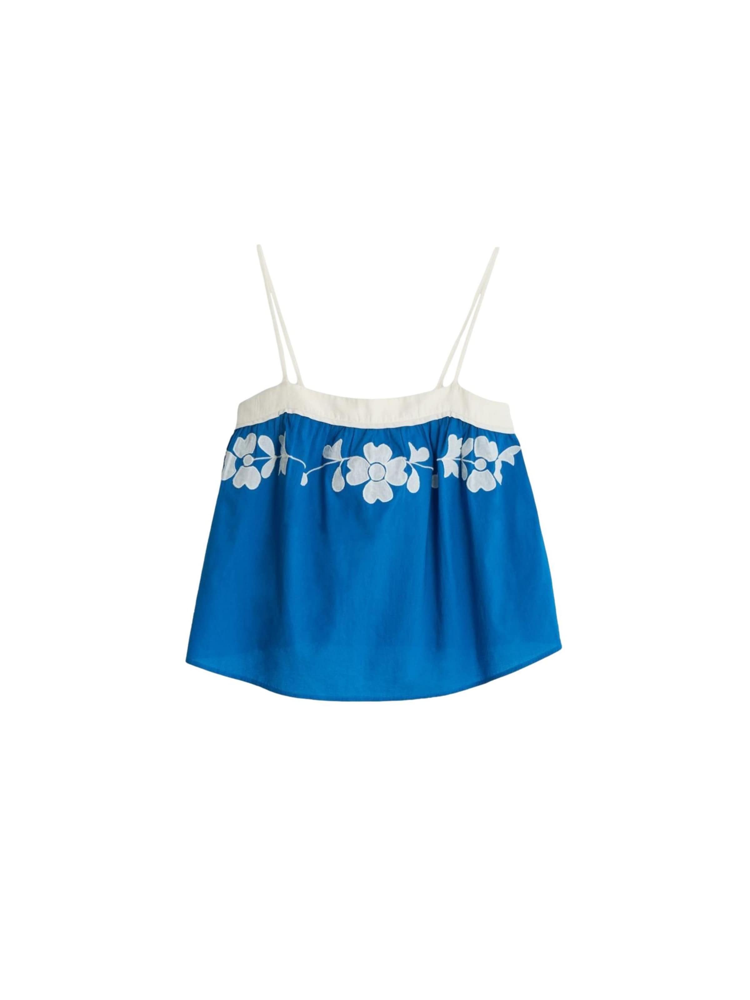 Top in XS Bhoem di colore blu / bianco, Visualizzazione prodotti