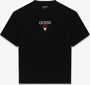 juoda GUESS JEANS Marškinėliai 'BAKER': priekis