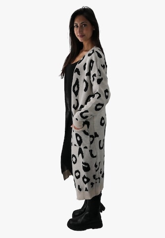 Elara Lang cardigan i beige