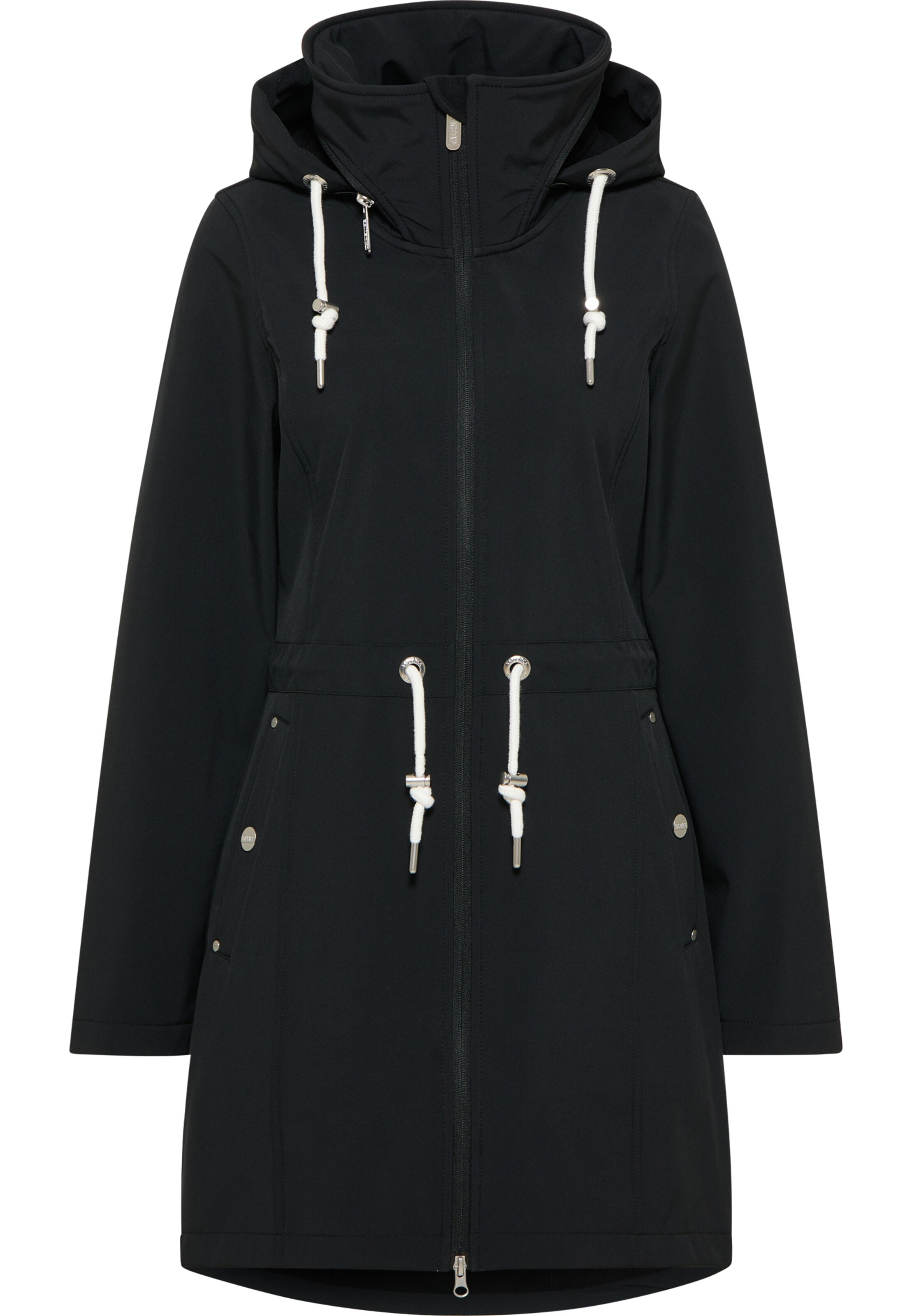 TALENCE Functionele mantel in Zwart: voorkant