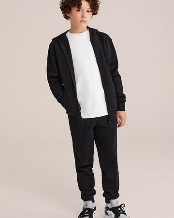 WE Fashion Кофта на молнии в Черный