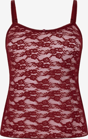 raudona Hunkemöller Pižaminiai marškinėliai: priekis