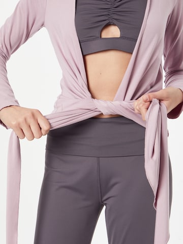 CURARE Yogawear Sportovní kardigan – pink