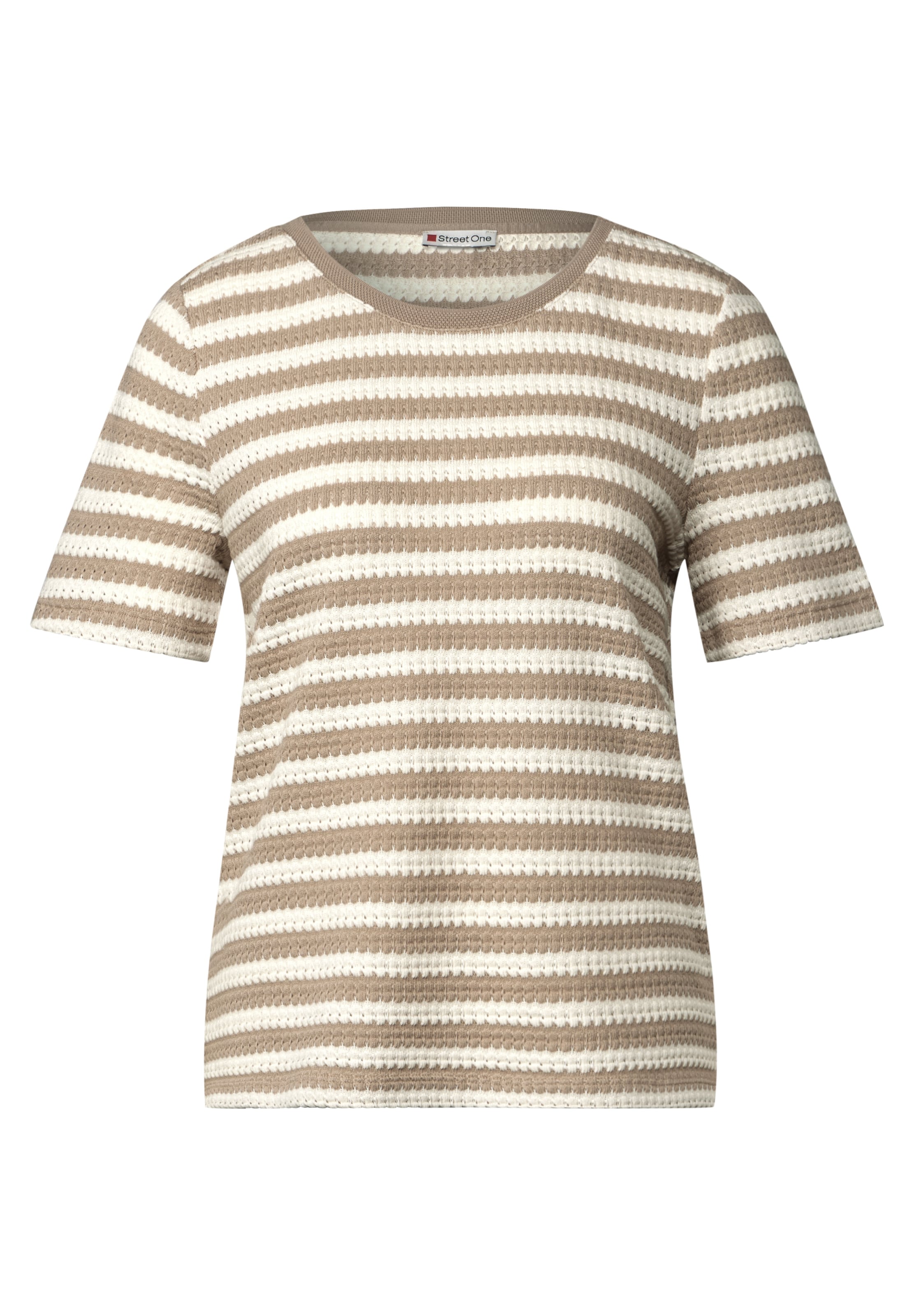 STREET ONE Shirt in Beige: front
