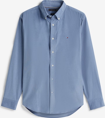 TOMMY HILFIGER Button Up Shirt in Blue: front