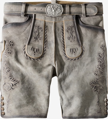 Pantalon folklorique 'Oliver' STOCKERPOINT en gris : devant