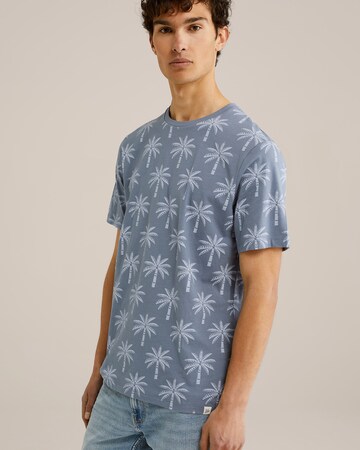 T-Shirt WE Fashion en bleu : devant