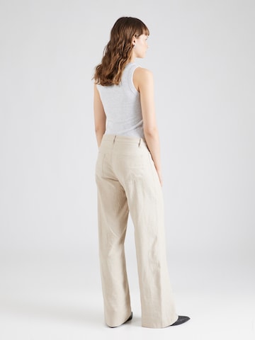 Loosefit Pantalon 'Tiana' WEEKDAY en beige