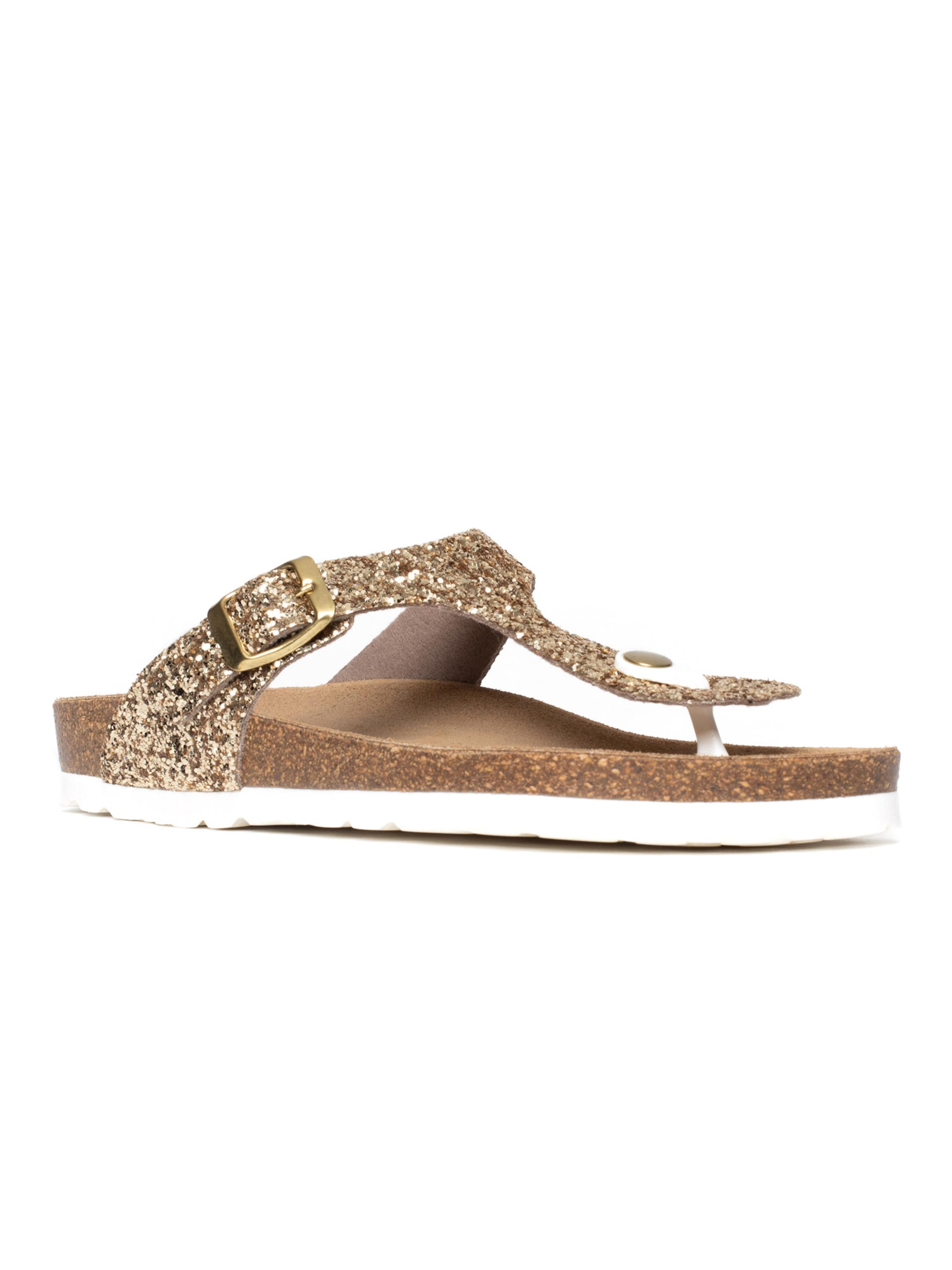 Bayton - Chinelos de dedo 'Mercure' em ouro