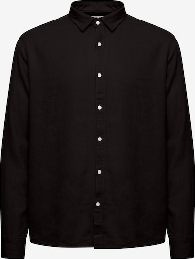 !Solid Button Up Shirt 'Enea' in Black, Item view